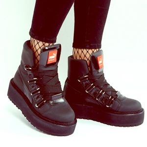 PUMA FENTY by Rihanna Black Sneaker Boot - UNISEX
